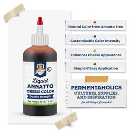 Liquid Annatto Cheese Coloring, Double Strength - 30 ml