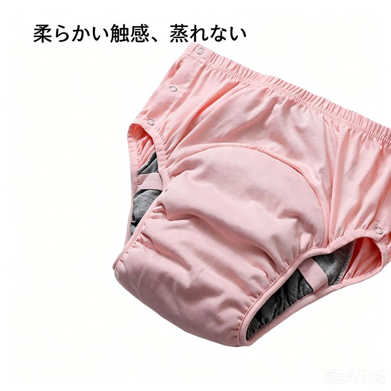 Women's Leak Proof Care Briefs, Cotton Reusable Incontinence Pants, Post