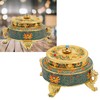 Trinket Incense Burner with Lid Handcraft Antique Polished Process for