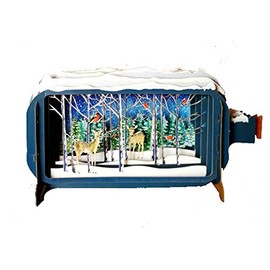Amazing 3D Card Message in a Bottle - Christmas Deer