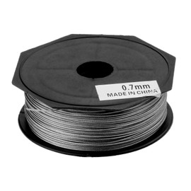 Shock Leader Stainless Steel Wire Fishing Line 7 Strand Stainless Steel Wire Fishing Line Wire Leader Fish Line 50M 0.7mm