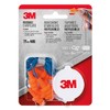 3M Corded Reusable Earplugs, 3-Pair with Case (90716-80025T)