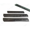 GMC OVERLAY 3PCS Matte Black Door Rear Elevation Emblem Badge