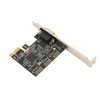 PCIe X1 RS232 Serial Adapter Card Single Port PCI Express