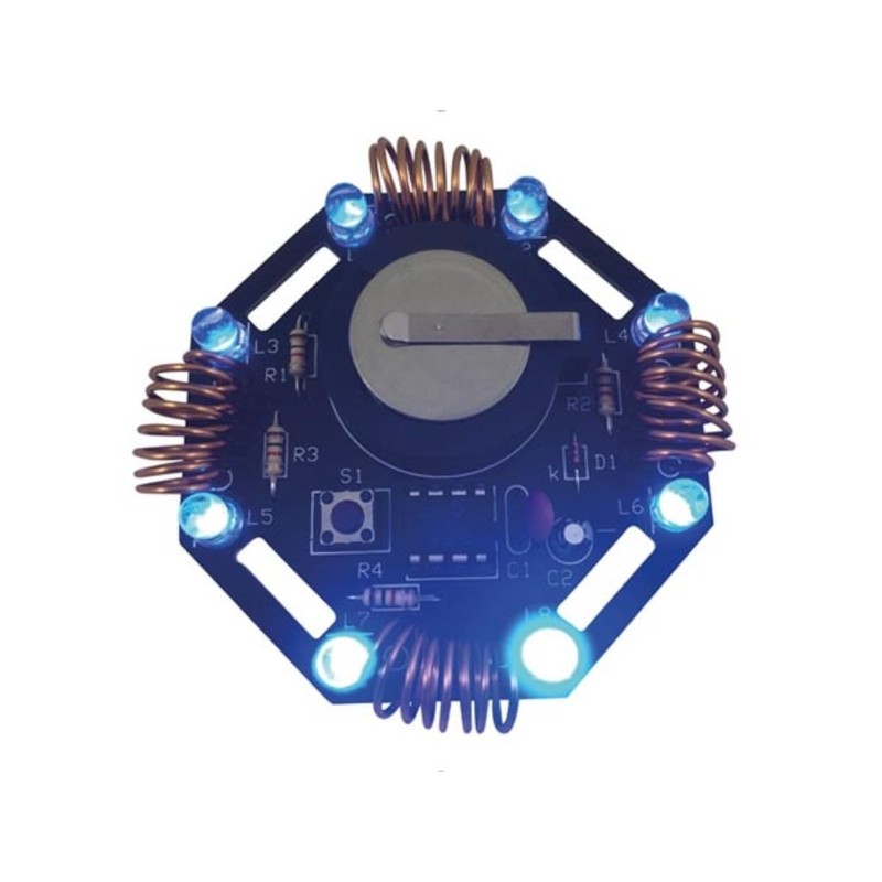 Whadda Soldering Kit, DIY Madlab Electronics Kit, Atom Heart, Create