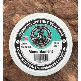 Gudebrod Thread Co Champion Invisible Bead Cord 50M .012"