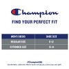 Champion Men's Outdoor Double Dry 2-Pair Pack Crew Socks, Dynamic