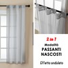 GIRASOLE HOME® Pair of Vertical Stripe Filter Curtains for Windows