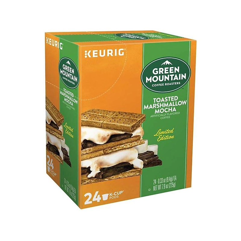 Green Mountain Coffee Roasters Toasted Marshmallow Mocha, Single-Serve Keurig K-Cup