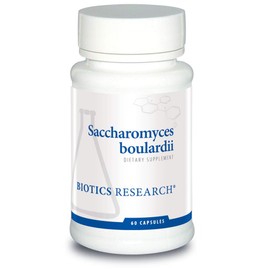 Biotics Research Saccharomyces boulardii Probiotics Supplement - 235 mg/Serving- Supports GI Health Microbial Balance, Healthy Immune & Pathway Responses - Dairy-Free, Temperature-Stable - 60 Capsules