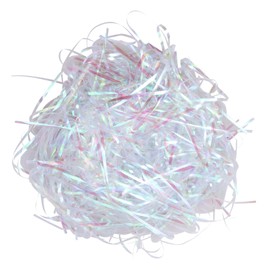 Operitacx 20g Silk Iridescent Shredded Paper Filler Hamper Shred for Packaging Party Supplies Basket Decoration for Easter Birthdays Weddings