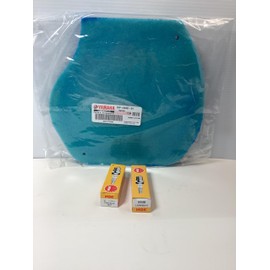 Full Service Kit for Yamaha Grizzly 700 Model 2007-15 Oil Change Air Filter Spark Plug Shaft Oil All OEM Factory Parts- Big Rock Powersports & Marine Kit # YSK-GR70