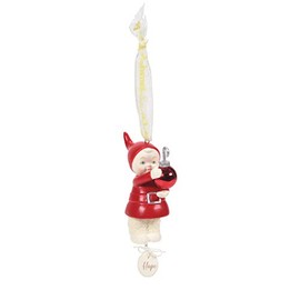 Department 56 Snowbabies Celebrations Christmas Hope Hanging Ornament, 4.13 Inch, Multicolor