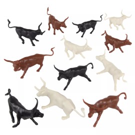 BMC CTS Western Texas Longhorn Steer Cattle Plastic Ranch Cow Plastic Figures
