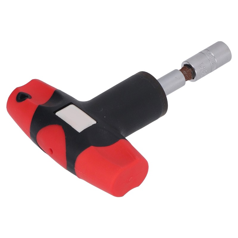 T Handle Wrench Fixed Torsion Chrome Vanadium Steel 1/4in Hex