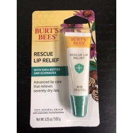 Burt's Bees Rescue Relief Advances Lip Care w/ Shea Butter and Echinacea (NEW)
