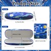 BOUMUSOE 3 Pack Hard Eyeglass Case, Protective Hard Shell Glasses