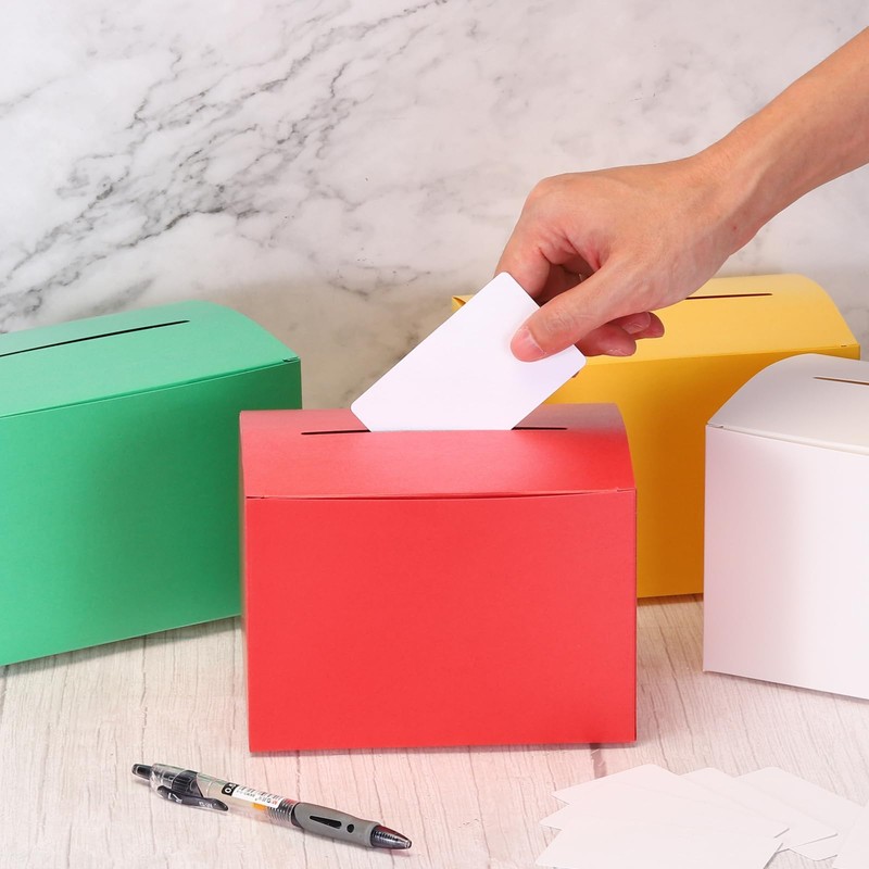 PATIKIL Cardboard Suggestion Box, 12 Pcs 6.5 x 4.5 x