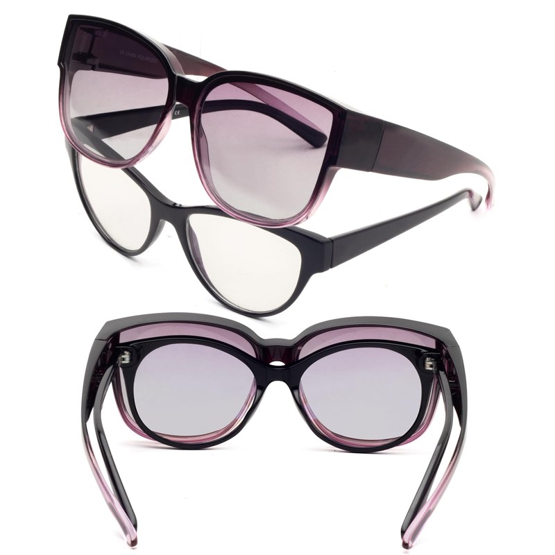 Face Shadow Polarised Over Sunglasses for Women Over Normal Glasses,