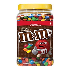 M&M'S Milk Candies Jar, Chocolate, 62 oz