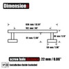 JQK Bath Towel Bar, 33 Inch 304 Stainless Steel Thicken