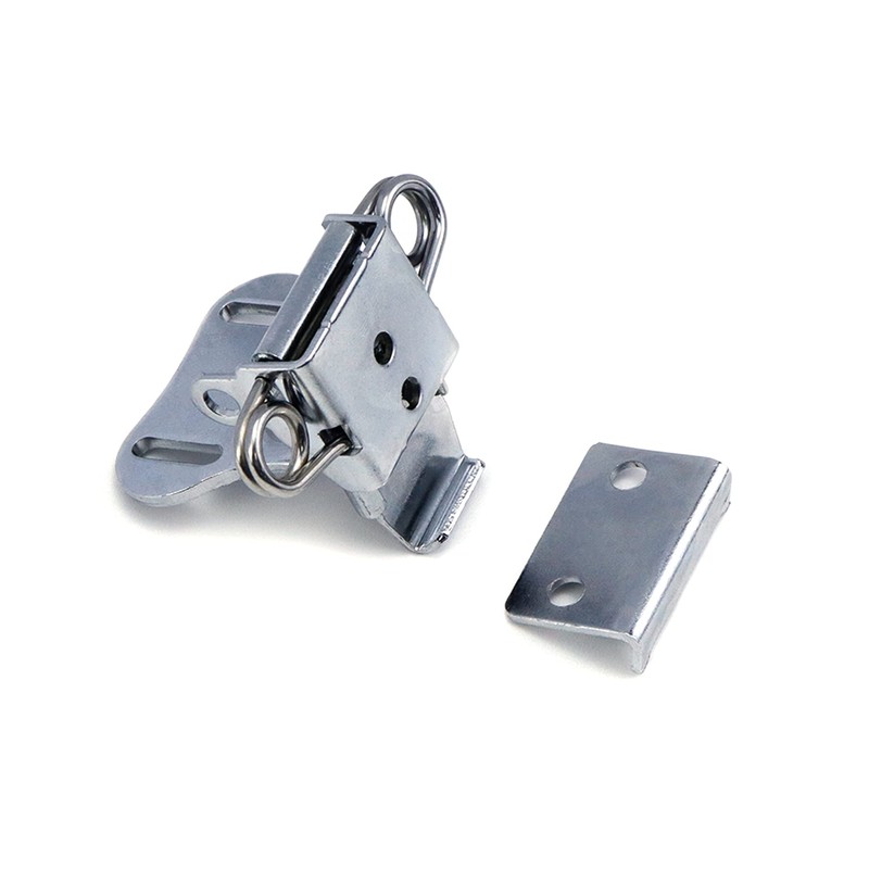 MY MIRONEY 4-Pack Silver Spring Loaded Butterfly Twist Latch and