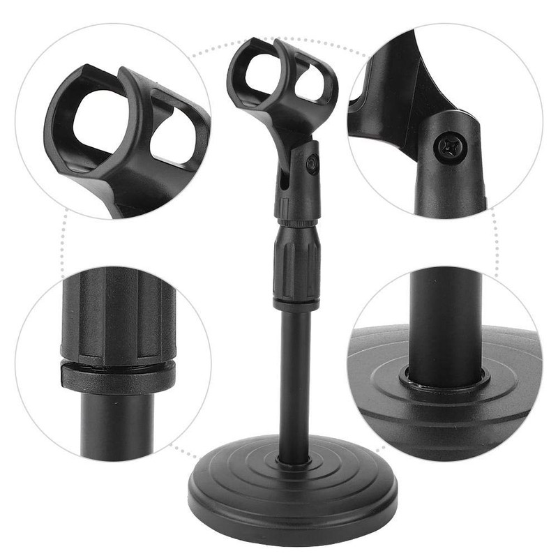 Bnineteenteam Microphone Stand Adjustable Microphone Stand Kit with Shock Absorber