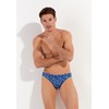 HOM Men's Slip De Bain Micro Socoa Swim Briefs, Navy