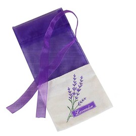 DWUENT 10Pcs Purple Lavender Bags Sachets, Pot Pourri Scented Fresheners for Wardrobes Closets Drawers, Dried Lavender Drawstring Pouch for Clothes Storage (10x8cm Net Fabric, 10 Count)