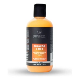 Shampoo 3 En 1 Con Papaya + Aloe Vera + Nopal 250ml