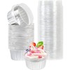 Cupcake Baking Cupswith Lids, 50pcs 5oz 125ml Muffin Liners Cups
