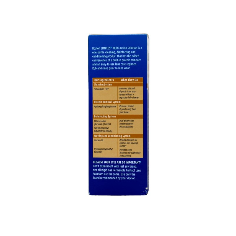 Bausch + Lomb Boston Simplus Multi-Action Solution - 3.5 oz,