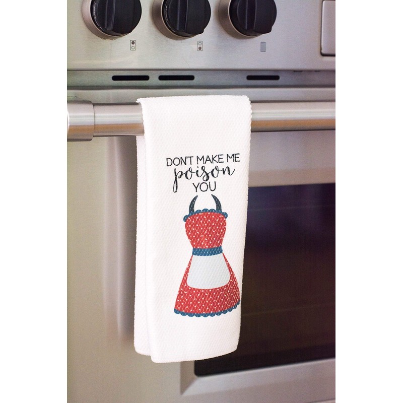 Funny Kitchen Tea Towel Housewarming Home Decor Gift