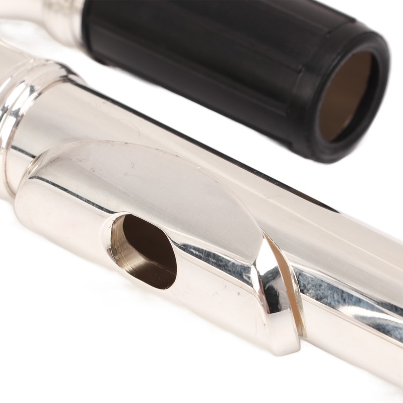 Flute Curved Head Joint Mouthpiece Replacement Metal Woodwind Instrument Accessories
