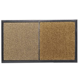 SINOPED Disinfecting Sanitizing Floor Entrance Door Mat, Disinfection Entry Rug Shoe Sanitizer, Shoe Tray for Entryway Indoor Outdoor Doormats (Brown 35x48 inch)