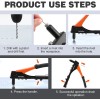 ValueMax 4-in-1 Hand Riveter/Rivet Gun Pop Rivet Tool Kit with