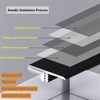 10 Pcs Aluminium Alloy T Molding Floor Transition Strip 48"