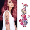EROSPA® Temporary Tattoo Sheet 9 x 19 cm Flower Tendril