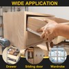 sourcing map 6 PCS Drawer Rollers 22mm x 7mm Wheel
