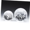 GRIRIW Elegant 6cm Bubble Glass Ball Ornament Rockery Decor Add