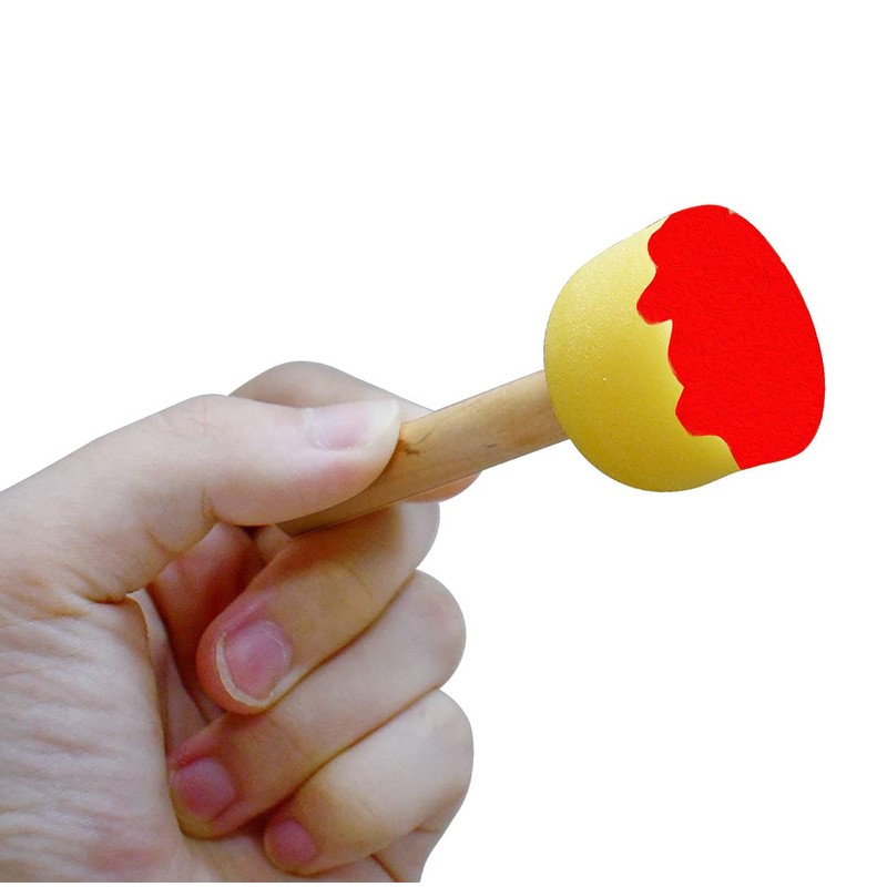 20 pcs Round Sponges Brush Set, 4 Sizes Paint Tools