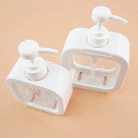 Hoi Pump Dispenser Bottle for Shampoo and Dish Soap Shampoo Bottle 300ml 2ea