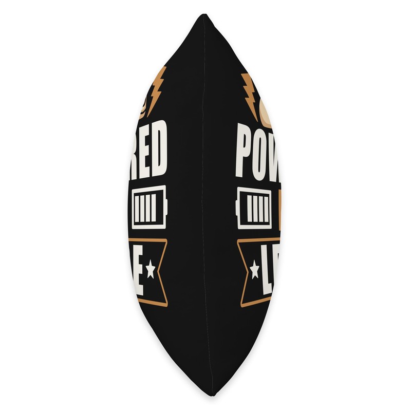 Powered By Lefse Flatbread Norwegian Cuisine Throw Pillow