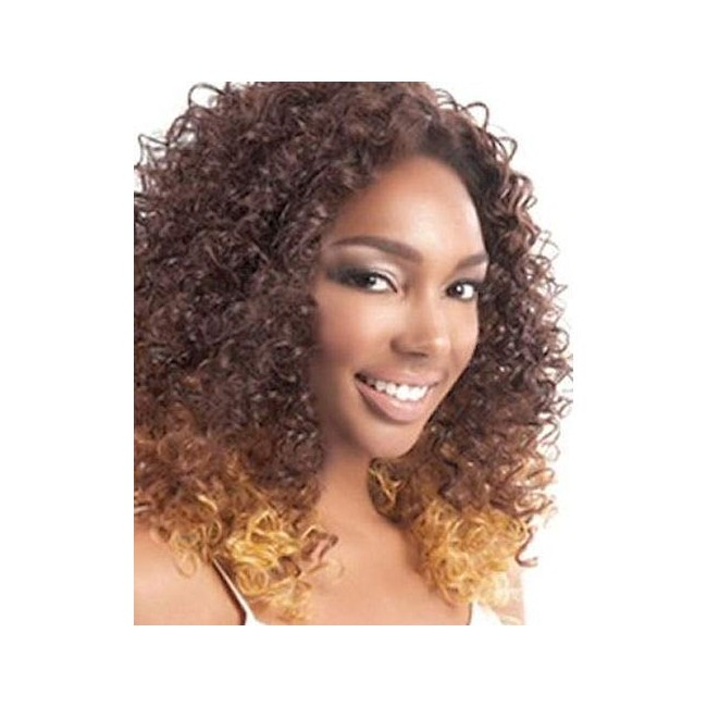 Motown Tress (L. Cruz) - Heat Resistant Fiber Lace Front Wig in DX1B_Red