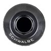 SCHWALBE Unisex's UTLV Tubeless Valve Pair, Black, 100mm