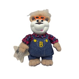 Mattel Vtg 1999 Real Talkin Bubba In Coveralls Electronic Talking Plush Toy NWT TESTED