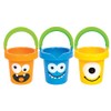 Gowi 16 Funny Monster Bucket Set, 3 Pieces in Net