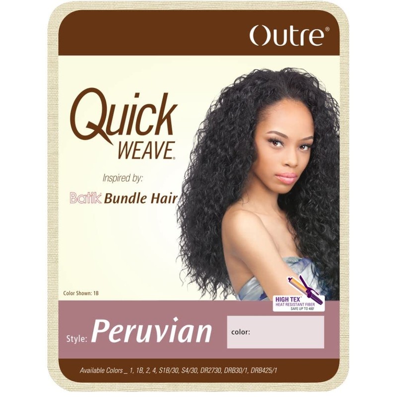 Outre Quick Weave Synthetic Half Wig - Peruvian-1B