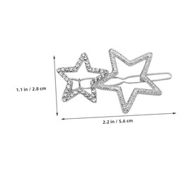 Ipetboom 2pcs Hair Accessories Clip Shield Camera Diamond-inlaid Hair Accessories Decorative Accessories Plug Cap Lid Sunglasses Glasses Et Glasses Cover Pot Lid Zinc Alloy Silver