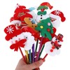 Christmas Gel Ink Pens 12pcs Christmas Ballpoint Pen Novelty Xmas